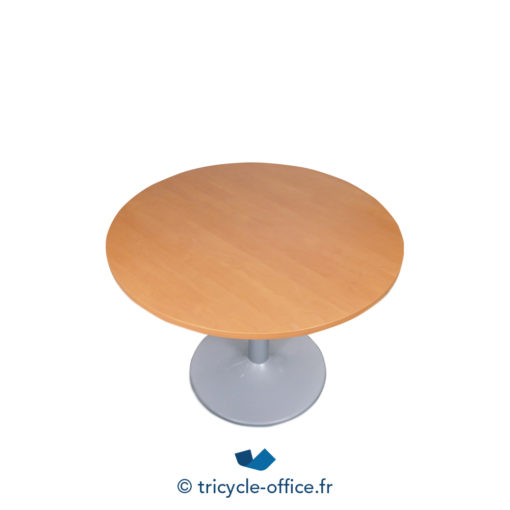 Tricycle Office Mobilier Bureau Occasion Table Ronde Merisier 110 2