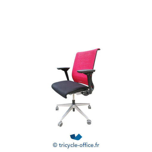 Tricycle Office Mobilier Bureau Occasion Fauteuil De Bureau STEELCASE Think Rouge Et Noir (3)
