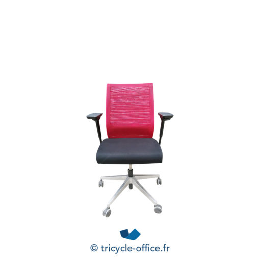 Tricycle Office Mobilier Bureau Occasion Fauteuil De Bureau STEELCASE Think Rouge Et Noir (4)
