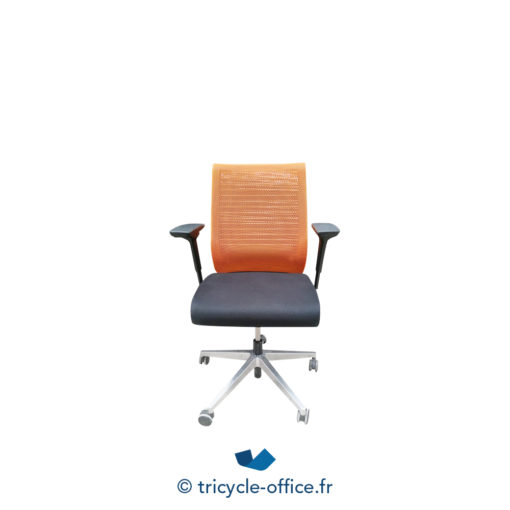 Tricycle Office Mobilier Bureau Occasion Fauteuil De Bureau STEELCASE Think Orange Et Noir (3)