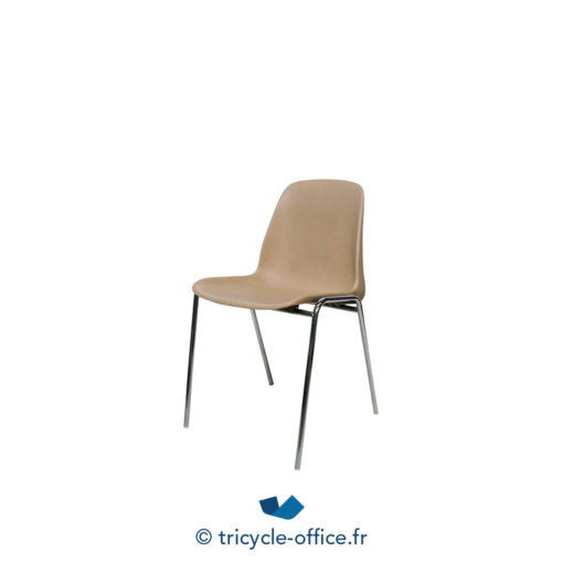 Tricycle Office Mobilier Bureau Occasion Chaise Coque Beige 2
