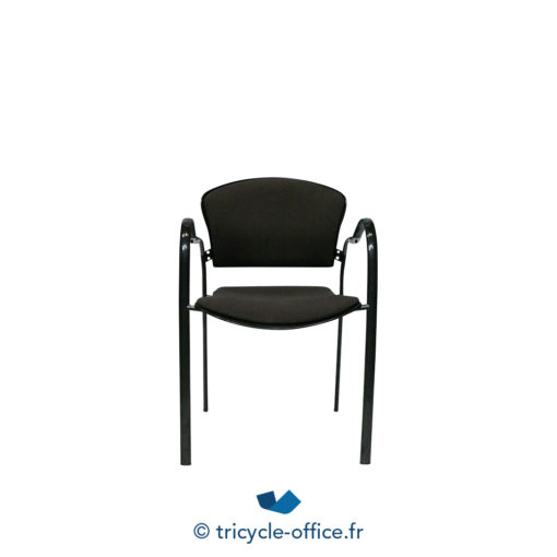 Tricycle Office Mobilier Bureau Occasion Chaise Empilable Avec Accoudoirs Marron 2