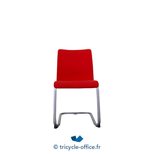 Tricycle Office Mobilier Bureau Occasion Chaises Visiteur Lets Be Steelcase Rouge (2)