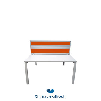 Tricycle Office Mobilier Bureau Occasion Bench De 2 Separateur Orange Steelcase