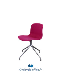 Tricycle Office Mobilier Bureau Occasion Chaise Visiteur Rose (1)