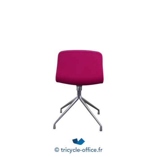 Tricycle Office Mobilier Bureau Occasion Chaise Visiteur Rose (2)