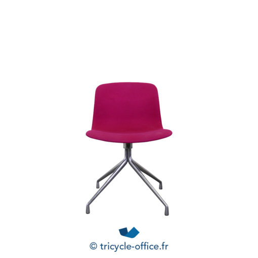 Tricycle Office Mobilier Bureau Occasion Chaise Visiteur Rose (3)