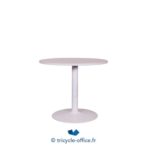 Tricycle Office Mobilier Bureau Occasion Table Ronde Blanche Cider (1)