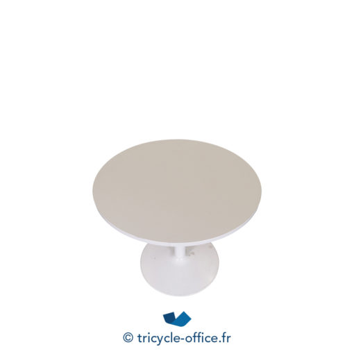 Tricycle Office Mobilier Bureau Occasion Table Ronde Blanche Cider (3)