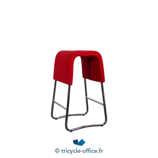 Tricycle Office Mobilier Bureau Occasion Tabouret Design Rouge (2)