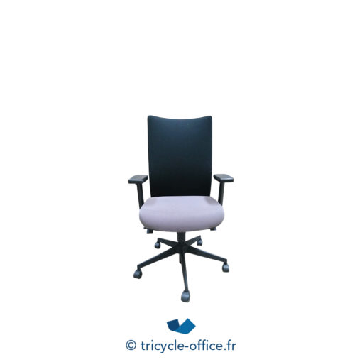 Tricycle Office Fauteuil De Bureau EUROSIT Gris Et Noir (1)