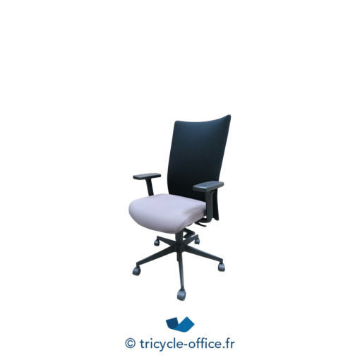 Tricycle Office Fauteuil De Bureau EUROSIT Gris Et Noir (3)