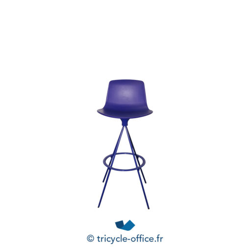 Tricycle Office Mobilier Bureau Occasion Tabourets Colores Lottus Spin Enea Bleu (1)