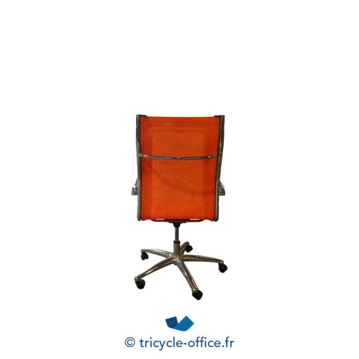 Tricycle Office Mobilier Bureau Occasion Fauteuil De Bureau Résille Orange (1)