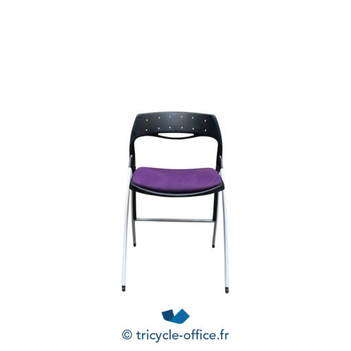 Tricycle Office Mobilier Bureau Occasion Chaises Pliantes Confortables Violet (2)