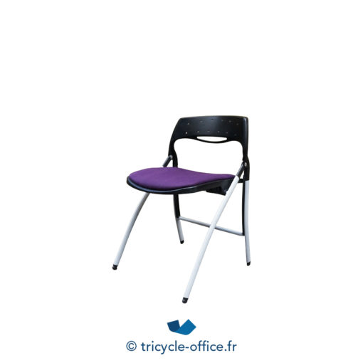 Tricycle Office Mobilier Bureau Occasion Chaises Pliantes Confortables Violet (3)