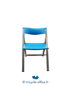 Tricycle Office Mobilier Bureau Occasion Chaises Pliantes Design Bleu (2)