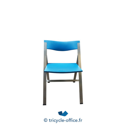 Tricycle Office Mobilier Bureau Occasion Chaises Pliantes Design Bleu (2)