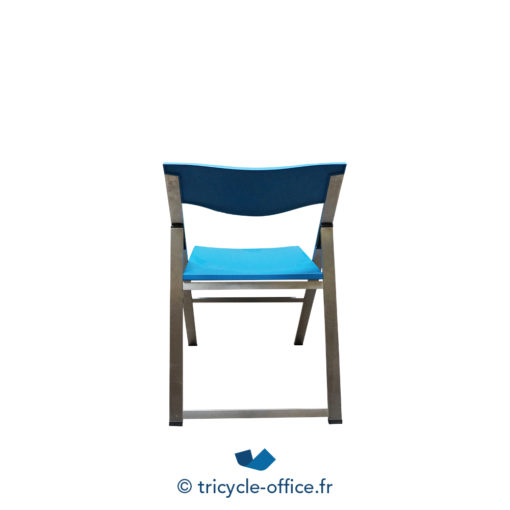 Tricycle Office Mobilier Bureau Occasion Chaises Pliantes Design Bleu (4)