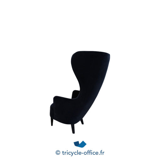 Tricycle Office Mobilier Bureau Occasion Chauffeuse Velours Noir George Smith (3)