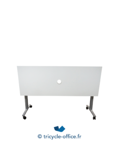 Tricycle Office Mobilier Bureau Occasion Table Basculante Blanche 160 Cm (1)