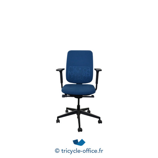 Tricycle Office Mobilier Bureau Occasion Fauteuil De Bureau Reply Steelcase Bleu Marine (2)