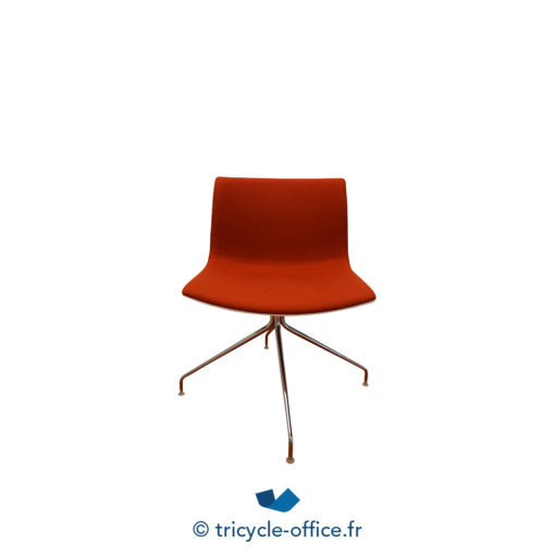 Tricycle Office Mobilier Visiteur Arper Rouge