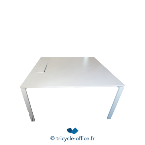 Tricycle Office Mobilier Bureau Table De Blanche 140 X 140 Cm (4)