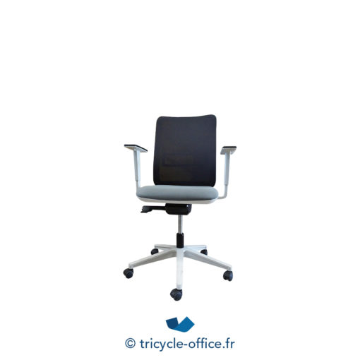 Tricycle Office Mobilier Bureau Occasion Fauteuil De Bureau Assise Gris Blanc (3)