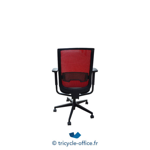 Tricycle Office Mobilier Bureau Occasion Fauteuil De Bureau Reply Rouge Et Noir (2)