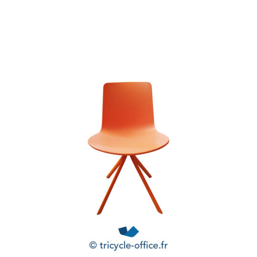 Tricycle Office Mobilier Bureau Occasion Chaise Pivotante ENEA Orange (1)