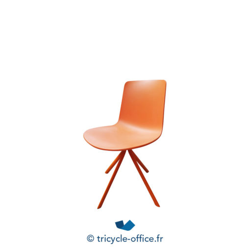Tricycle Office Mobilier Bureau Occasion Chaise Pivotante ENEA Orange (2)
