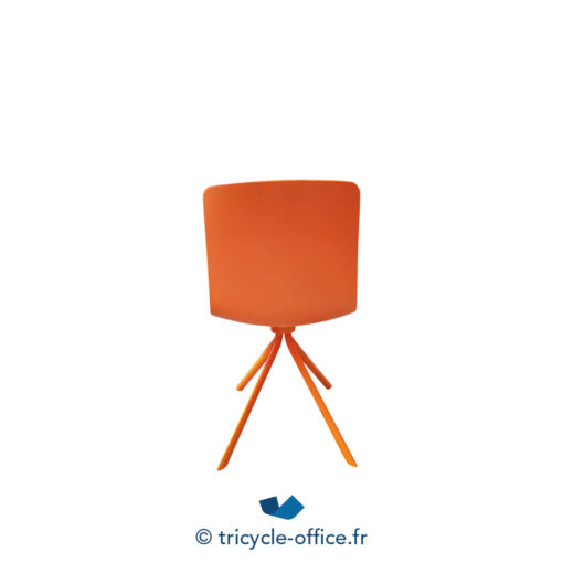 Tricycle Office Mobilier Bureau Occasion Chaise Pivotante ENEA Orange (3)
