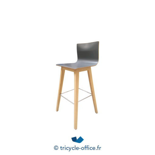 Tricycle Office Tabouret Haut BEJOT Modèle Orte Noir (2)