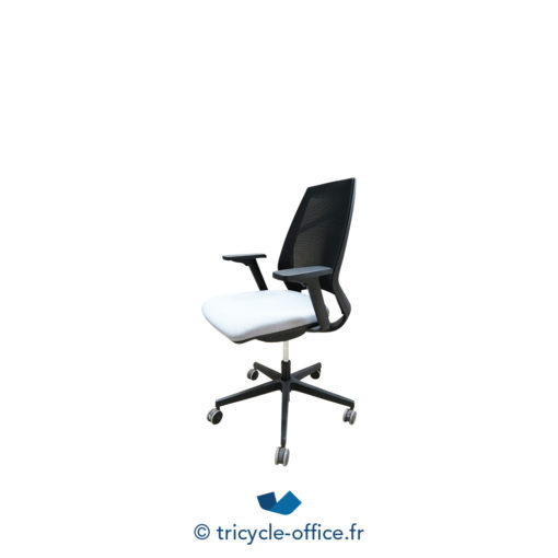 Tricycle Office Mobilier Bureau Occasion Fauteuil Eliott Bleu (1