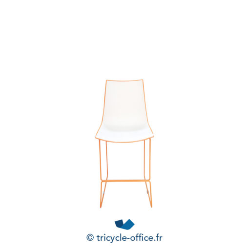 Tricycle Office Chaise Haute PEDRALI Modèle Tweet Orange (1)
