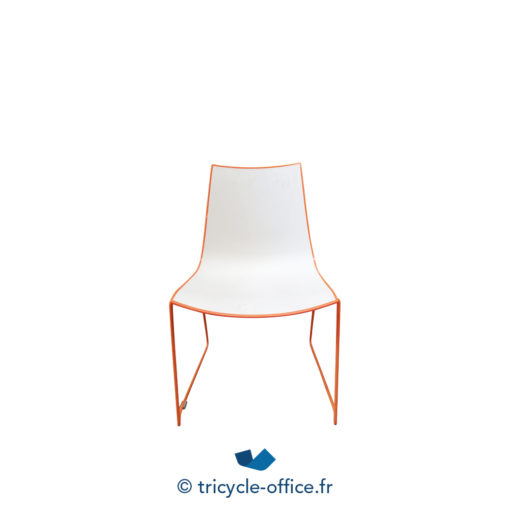 Tricycle Office Chaise Visiteur PEDRALI Modèle Tweet Orange (1)