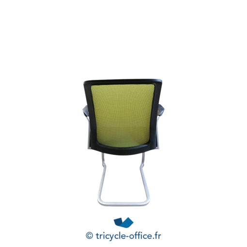 Tricycle Office Mobilier Bureau Chaise Visiteur STEELCASE Verte Et Violette (4)