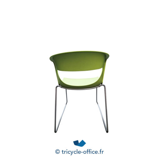 Tricycle Office Chaise Visiteur Verte Style KASTEL (2)