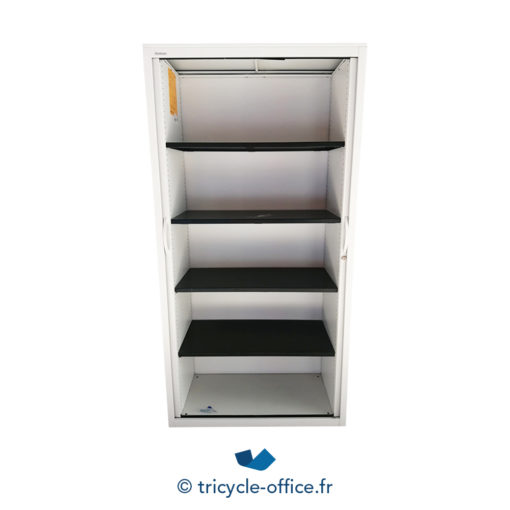 Tricycle Office Mobilier Bureau Occasion Armoire Haute STEELCASE Blanche 198 Cm (2)