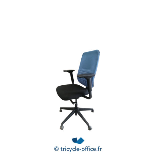 Tricycle Office Mobilier Bureau Occasion Fauteuil De Bureau STEELCASE Reply Air Bleu Et Noir (2)