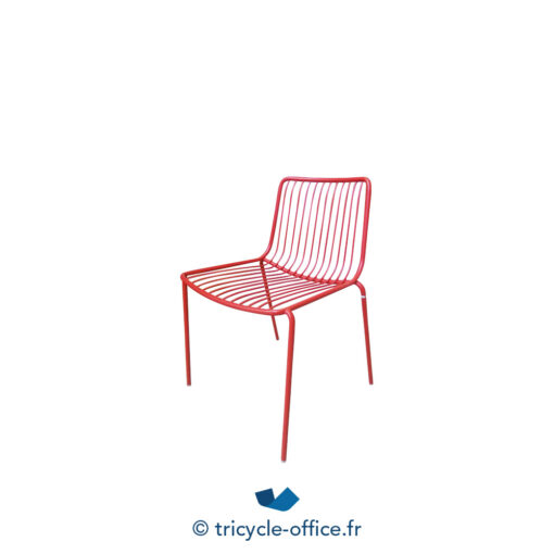 Tricycle Office Mobilier Bureau Occasion Chaise D'extérieur PEDRALI Nolita Rouge (2)