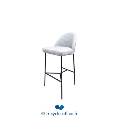 Tricycle Office Mobilier Bureau Occasion Tabouret De Bar NV GALLERY Bane Rayure Grise (2)