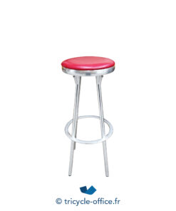 Tricycle Office Mobilier Bureau Tabouret De Bar Assise Rouge
