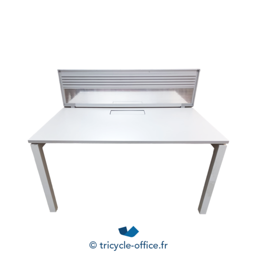 Tricycle Office Mobilier Bureau Occasion Bench STEELCASE Gris 140x160 Cm (1)