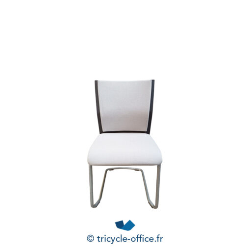 Tricycle Office Mobilier Bureau Occasion Chaise Visiteur STEELCASE Grise (4)