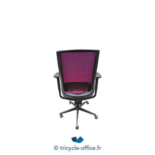 Tricycle Office Mobilier Bureau Fauteuil De Bureau STEELCASE Reply Violet Et Anthracite (2)