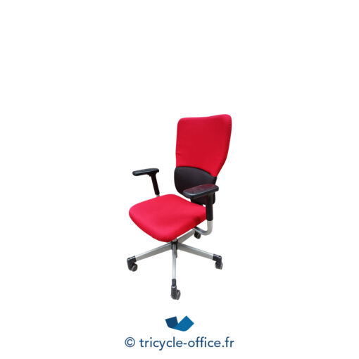 Tricycle Office Mobilier Bureau Occasion Fauteuil De Bureau STEELCASE Let's B Rouge Et Noir (2)