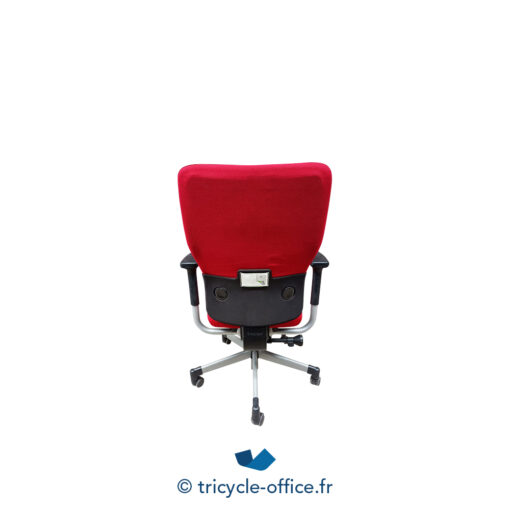 Tricycle Office Mobilier Bureau Occasion Fauteuil De Bureau STEELCASE Let's B Rouge Et Noir (3)