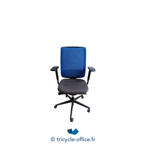 Tricycle Office Mobilier Bureau Occasion Fauteuil De Bureau STEELCASE Reply Bleu Et Anthracite (1)